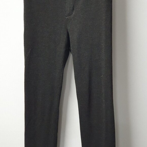 Vince Charcoal‎ Grey Stretch Skinny Pants with Zipper Ankles Size 2 - Picture 6 of 10